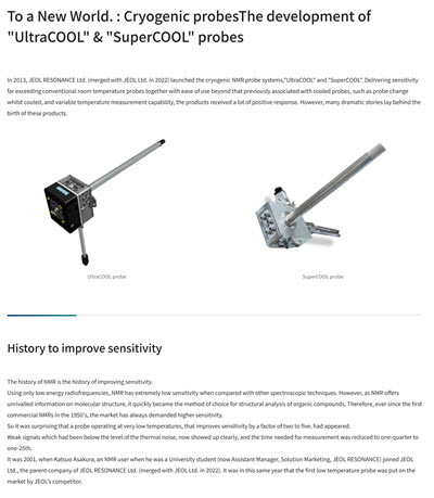 Cryogenic probes: the development of “UltraCOOL” & “SuperCOOL” probes